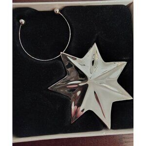 Karen Blixen Danish Christmas Tree Ornament Snowflake Star in Box Holiday